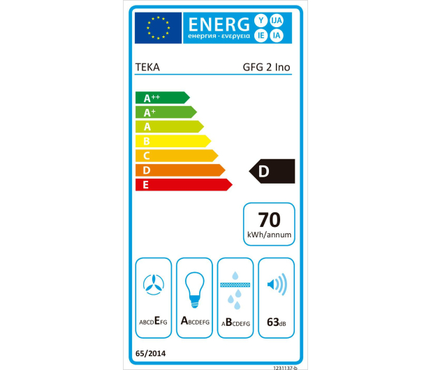 TEKA GFG2 GLASS WHITE 40446751 - 1354299 - zdjęcie 2